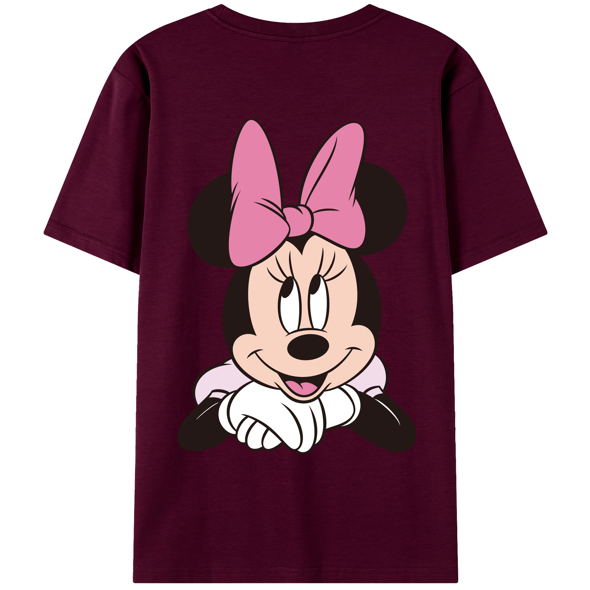（画像用） ミッキーマウス Mickey Mouse レディース半袖Tシャツ(バックプリント)